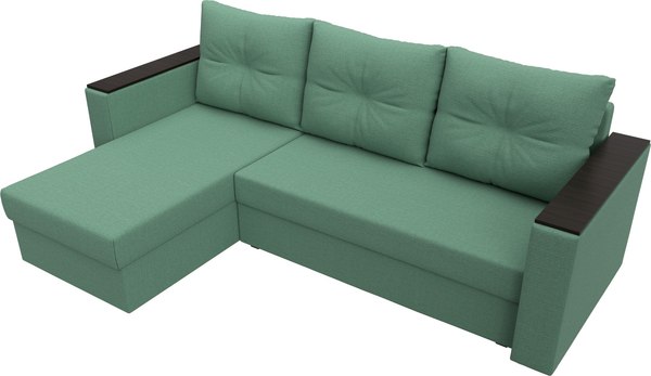 Диван угловой Лига Диванов Атланта без стола левый / 126165L