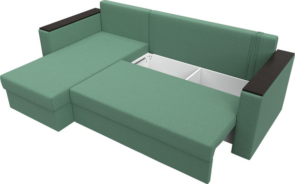 Диван угловой Лига Диванов Атланта без стола левый / 126165L