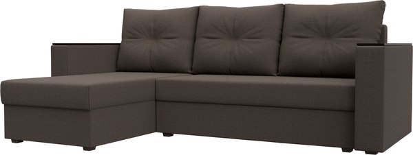 Диван угловой Лига Диванов Атланта без стола левый / 126166L - фото