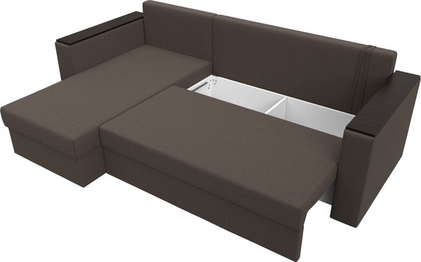 Диван угловой Лига Диванов Атланта без стола левый / 126166L