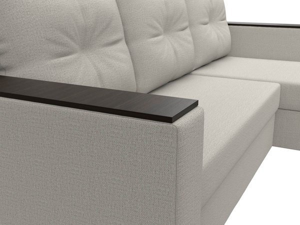 Диван угловой Лига Диванов Атланта без стола правый / 126164