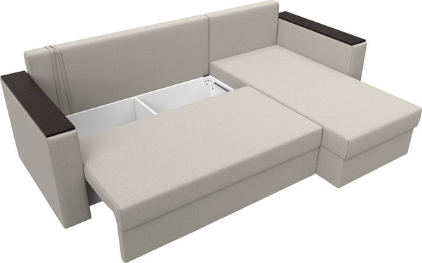 Диван угловой Лига Диванов Атланта без стола правый / 126164