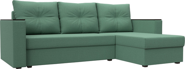 Диван угловой Лига Диванов Атланта без стола правый / 126165 - фото