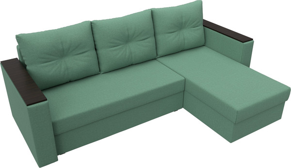 Диван угловой Лига Диванов Атланта без стола правый / 126165