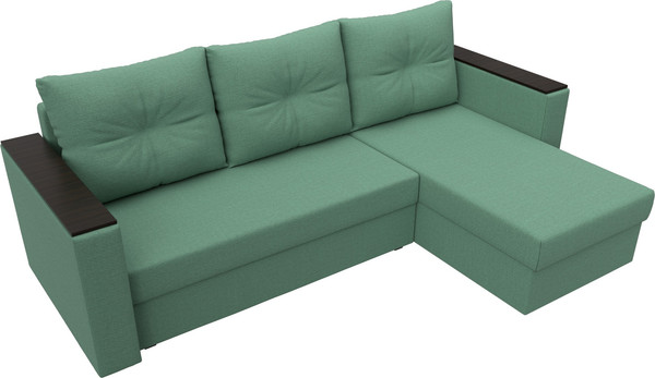 Диван угловой Лига Диванов Атланта без стола правый / 126165