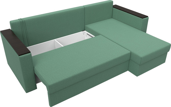 Диван угловой Лига Диванов Атланта без стола правый / 126165