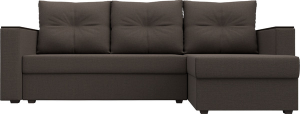 Диван угловой Лига Диванов Атланта без стола правый / 126166