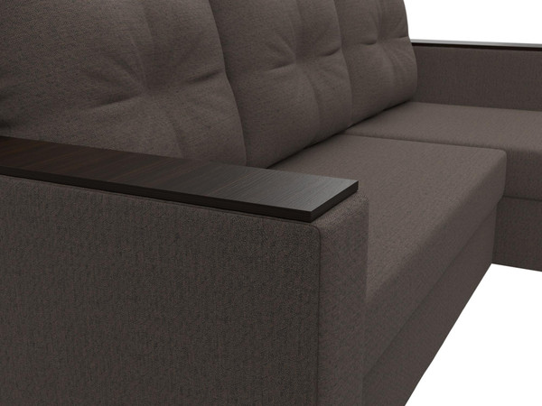 Диван угловой Лига Диванов Атланта без стола правый / 126166