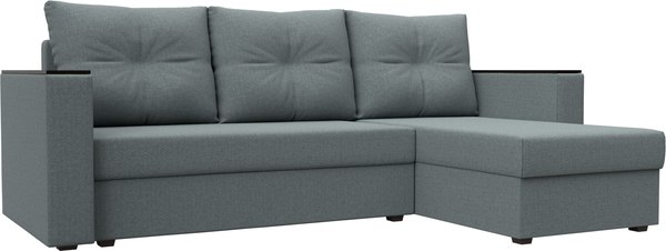 Диван угловой Лига Диванов Атланта без стола правый / 126167 - фото