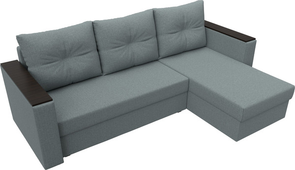 Диван угловой Лига Диванов Атланта без стола правый / 126167