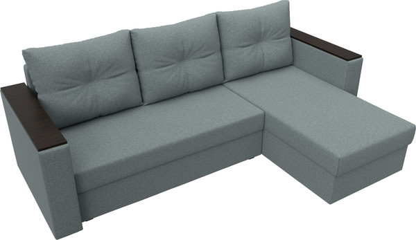 Диван угловой Лига Диванов Атланта без стола правый / 126167