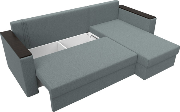 Диван угловой Лига Диванов Атланта без стола правый / 126167