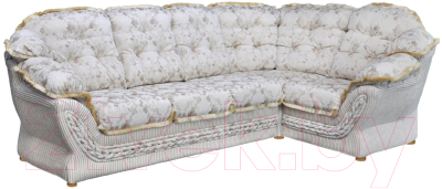 Диван угловой Домовой Романтика-1 4Sed Г (Bornes 32252/Bornes Com1 32252) - фото