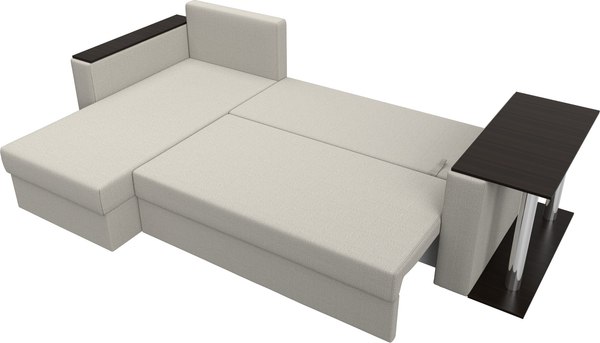 Диван угловой Лига Диванов Атланта со столом левый / 121162L