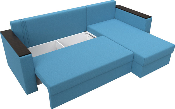 Диван угловой Лига Диванов Атланта без стола правый / 126168