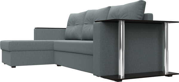 Диван угловой Лига Диванов Атланта со столом левый / 121164L