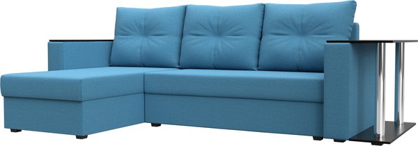 Диван угловой Лига Диванов Атланта со столом левый / 121165L - фото