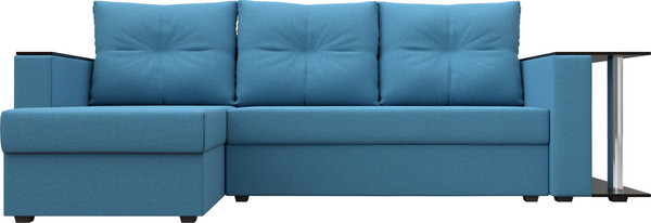 Диван угловой Лига Диванов Атланта со столом левый / 121165L