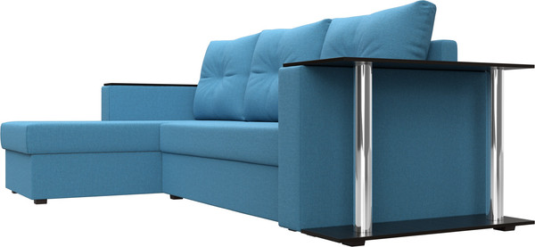 Диван угловой Лига Диванов Атланта со столом левый / 121165L