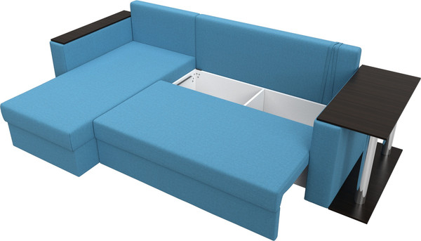 Диван угловой Лига Диванов Атланта со столом левый / 121165L