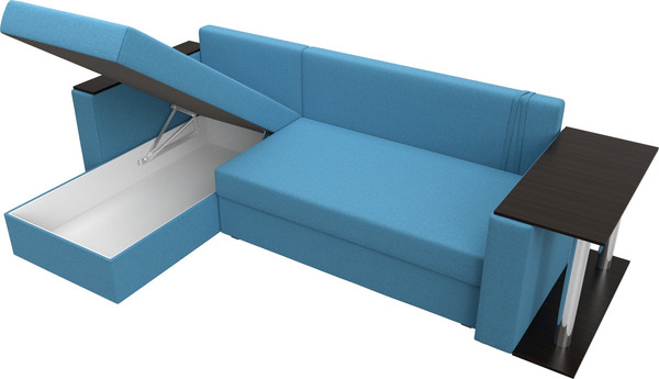 Диван угловой Лига Диванов Атланта со столом левый / 121165L