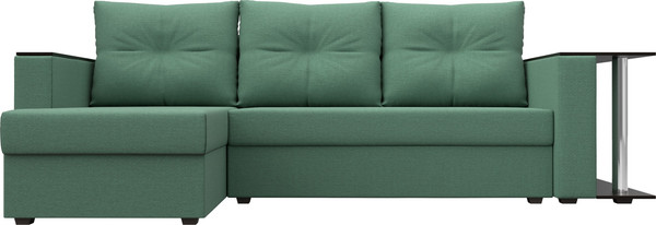 Диван угловой Лига Диванов Атланта со столом левый / 121166L