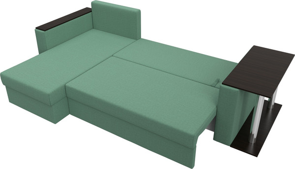 Диван угловой Лига Диванов Атланта со столом левый / 121166L