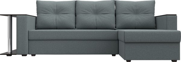 Диван угловой Лига Диванов Атланта со столом правый / 121164