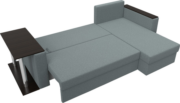 Диван угловой Лига Диванов Атланта со столом правый / 121164