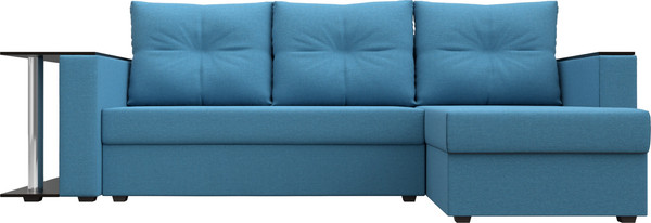 Диван угловой Лига Диванов Атланта со столом правый / 121165