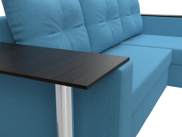 Диван угловой Лига Диванов Атланта со столом правый / 121165