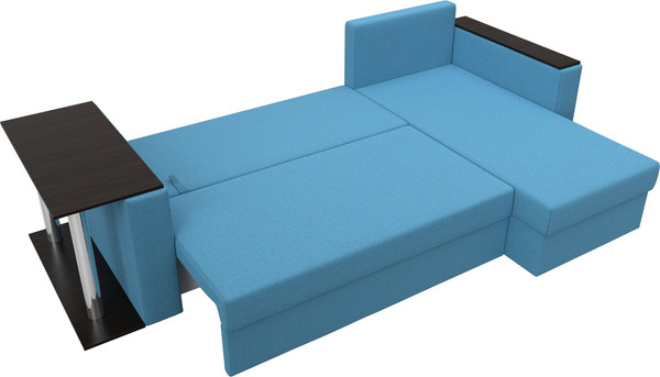 Диван угловой Лига Диванов Атланта со столом правый / 121165