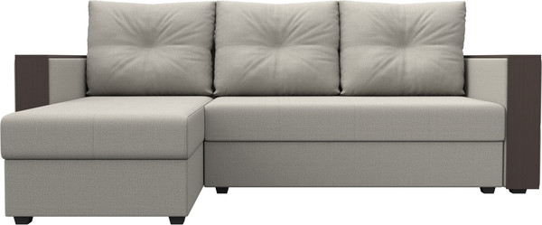 Диван угловой Лига Диванов Валенсия Лайт левый / 125970L