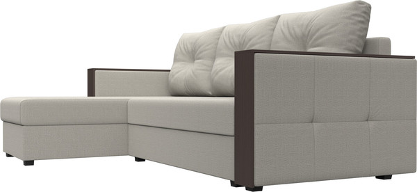 Диван угловой Лига Диванов Валенсия Лайт левый / 125970L