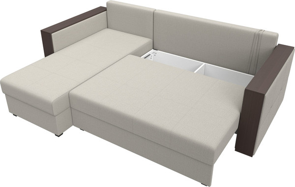 Диван угловой Лига Диванов Валенсия Лайт левый / 125970L