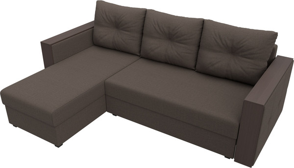 Диван угловой Лига Диванов Валенсия Лайт левый угол / 125971L