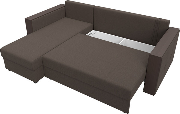 Диван угловой Лига Диванов Валенсия Лайт левый угол / 125971L