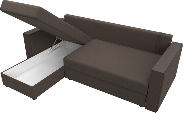 Диван угловой Лига Диванов Валенсия Лайт левый угол / 125971L