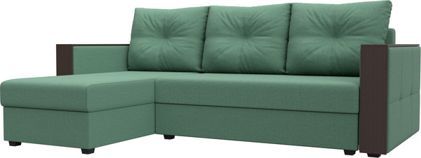 Диван угловой Лига Диванов Валенсия Лайт левый / 125972L - фото