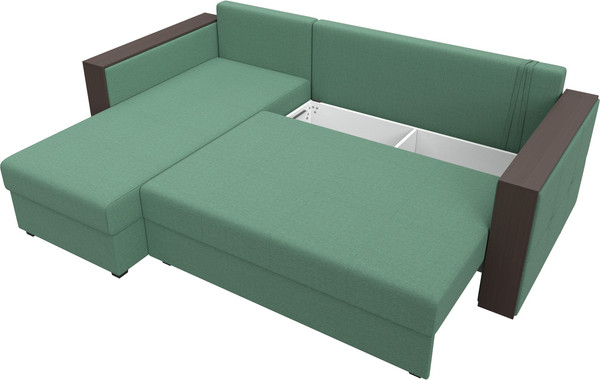 Диван угловой Лига Диванов Валенсия Лайт левый / 125972L