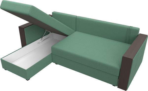 Диван угловой Лига Диванов Валенсия Лайт левый / 125972L