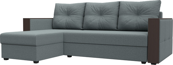 Диван угловой Лига Диванов Валенсия Лайт левый / 125973L - фото