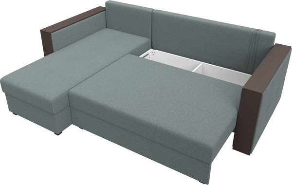 Диван угловой Лига Диванов Валенсия Лайт левый / 125973L