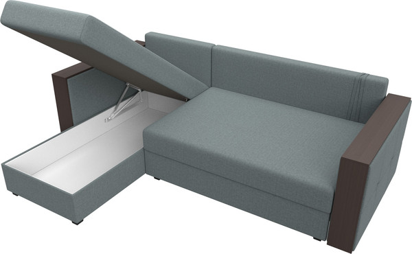 Диван угловой Лига Диванов Валенсия Лайт левый / 125973L