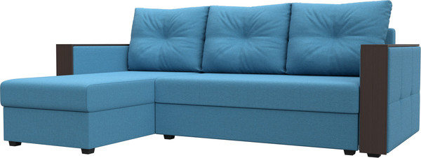 Диван угловой Лига Диванов Валенсия Лайт левый / 125974L - фото