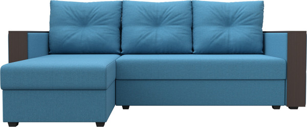 Диван угловой Лига Диванов Валенсия Лайт левый / 125974L