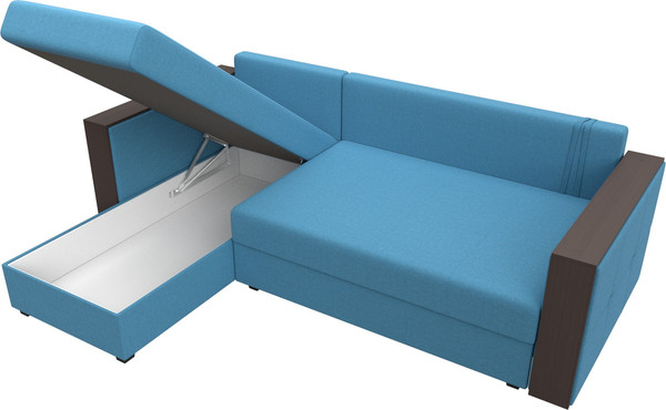 Диван угловой Лига Диванов Валенсия Лайт левый / 125974L