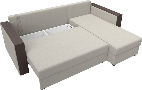 Диван угловой Лига Диванов Валенсия Лайт правый / 125970
