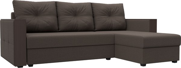 Диван угловой Лига Диванов Валенсия Лайт правый / 125971 - фото