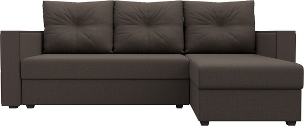 Диван угловой Лига Диванов Валенсия Лайт правый / 125971